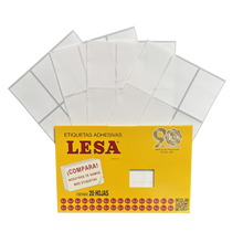 Etiqueta Adhesiva #13 (69 x 44 mm) 12 Hojas con 9 (108) | Lesa 2-513