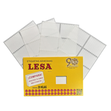 Etiqueta Adhesiva #17 (51 x 07 mm) Blanca 20H C/80 (1600) | LESA 2-517BL