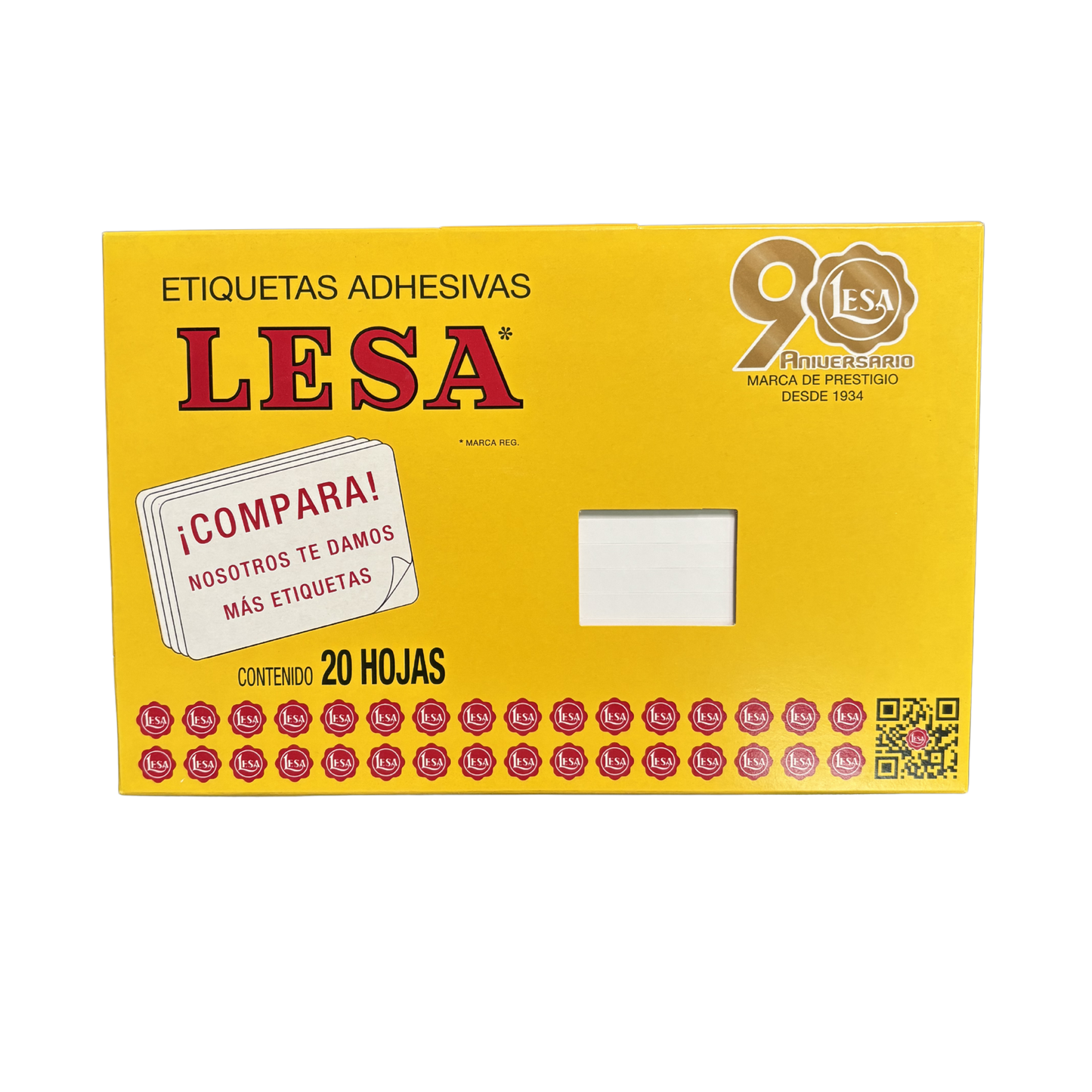 Etiqueta Adhesiva #17 (51 x 07 mm) Blanca 20H C/80 (1600) | LESA 2-517BL