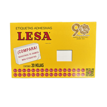 Etiqueta Adhesiva #17 (51 x 07 mm) Blanca 20H C/80 (1600) | LESA 2-517BL