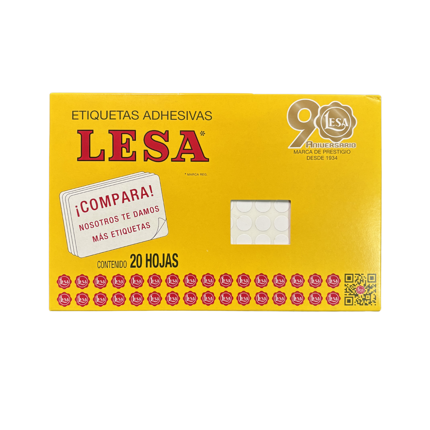 Etiqueta #10 de 10 mm 12 Hojas con 176 | LESA