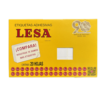 Etiqueta Adhesiva #13 (69 x 44 mm) 12 Hojas con 9 (108) | Lesa 2-513