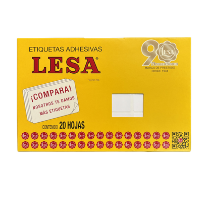 Etiqueta Adhesiva #13 (69 x 44 mm) 12 Hojas con 9 (108) | Lesa 2-513