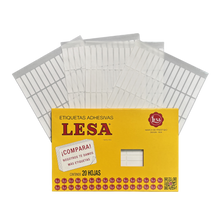 Etiqueta Adhesiva #14 (38 x 08 mm) Blanca 20 Hojas con 70 (1440) | Lesa 2-514BL