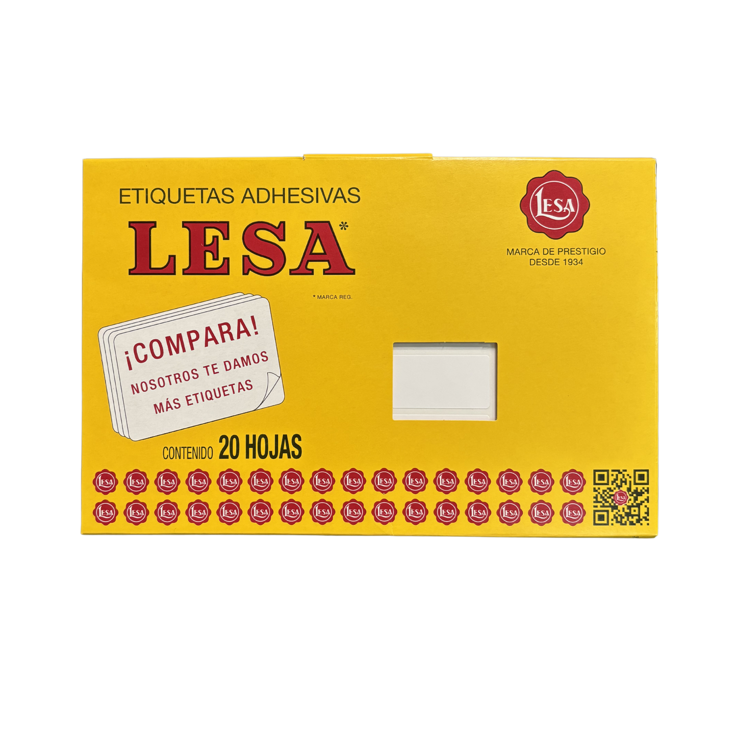 Etiqueta Adhesiva #15 (47 x 21 mm) 12 Hojas con 24 (288) | Lesa 2-515