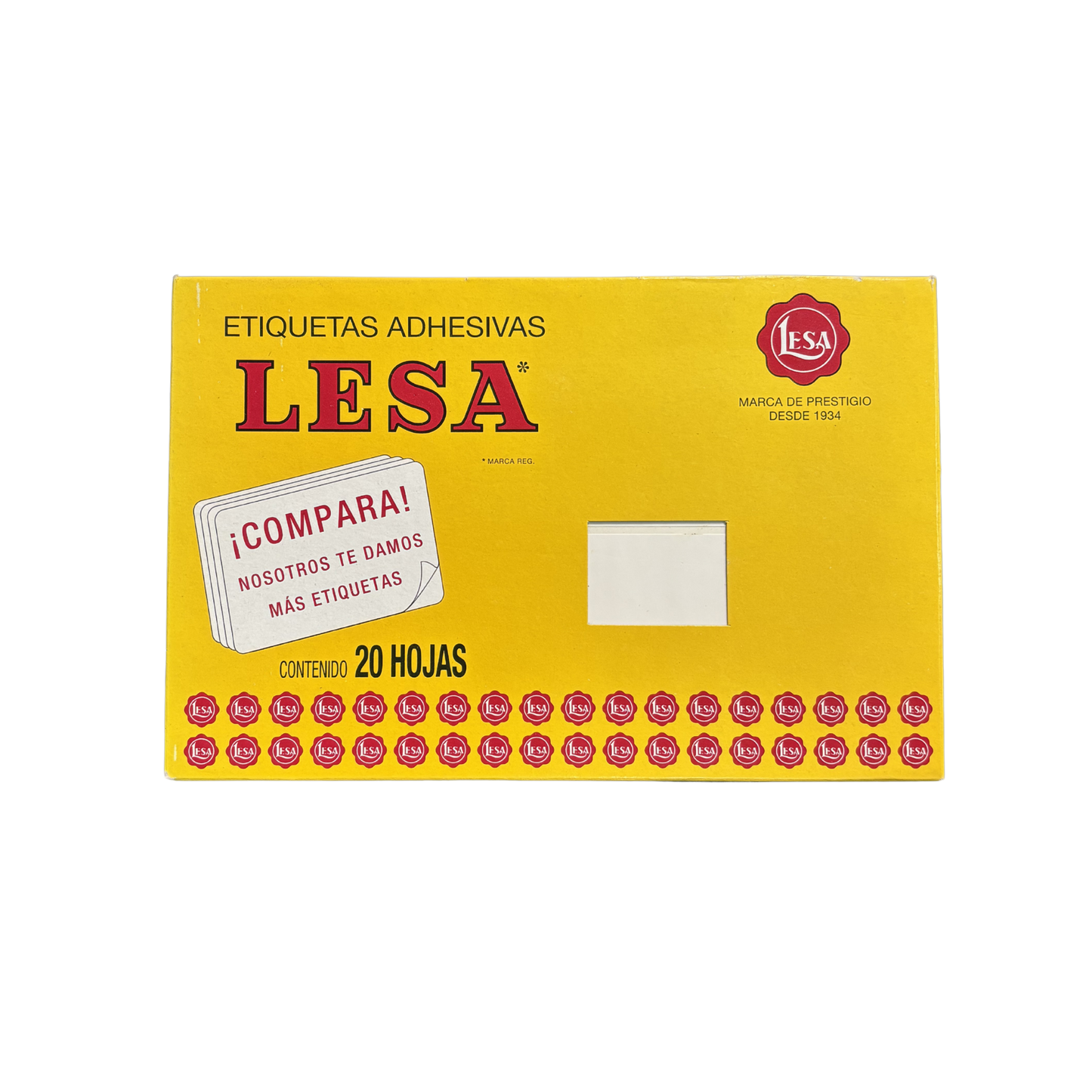 Etiqueta Adhesiva #16 (49 x 33 mm) 12 Hojas con 16 (192) | LESA 2-516