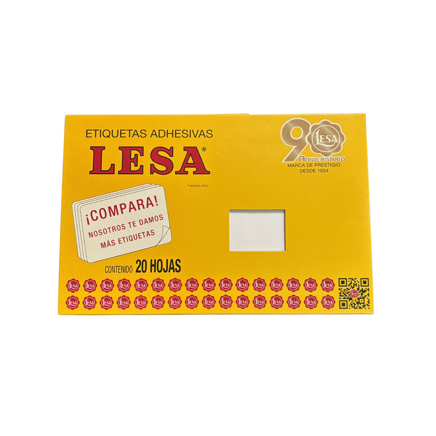 Etiqueta Adhesiva #19 (101 x 46 mm) 12 Hojas con 6 (72) | Lesa 2-519