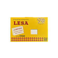 Etiqueta Adhesiva #20 (102 x 20 mm) 12 Hojas con 14 (168) | Lesa 2-520