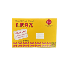 Etiqueta Adhesiva #4 (20 x 08 mm) 12 Hojas con 140 (1680) |  Lesa 2-504