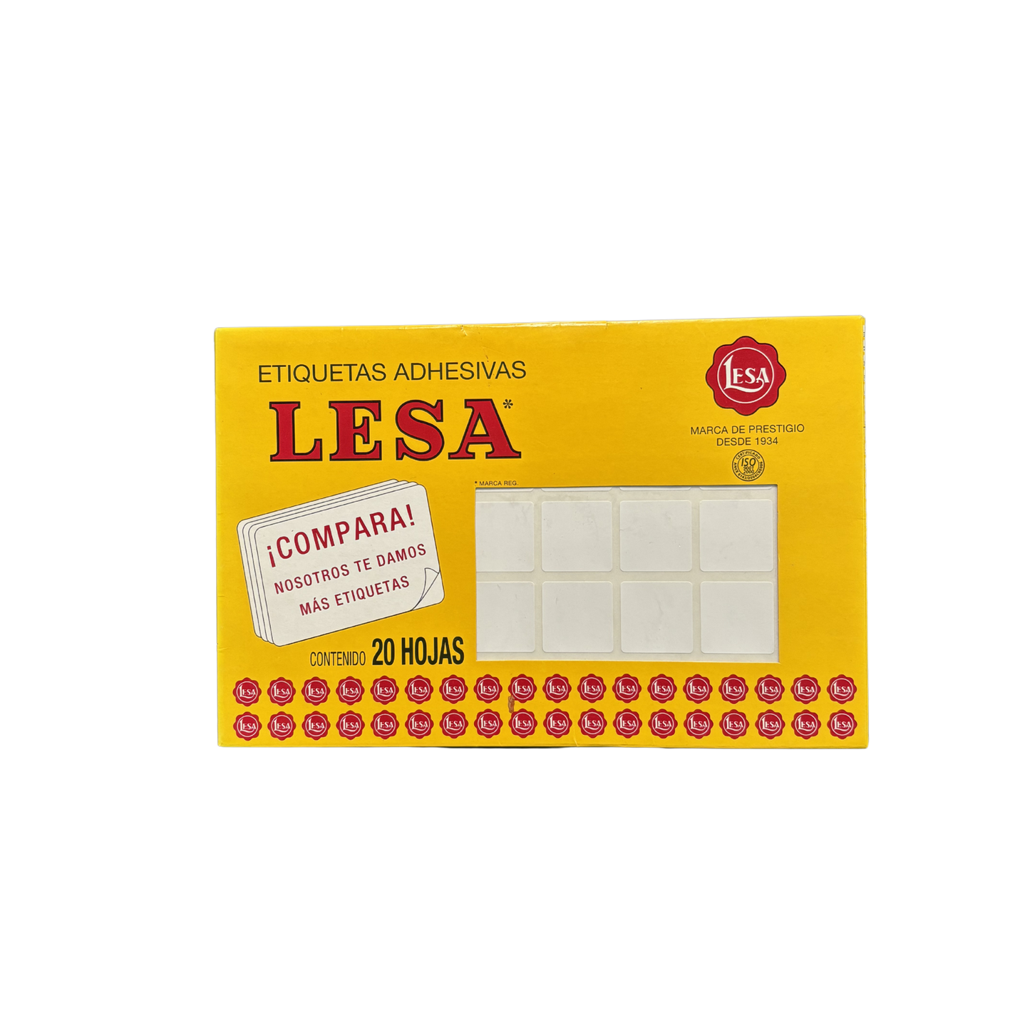 Etiqueta Adhesiva #5 (25 x 25 mm) 12 Hojas con 40 (480) |  LESA 2-505