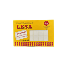 Etiqueta Adhesiva #5 (25 x 25 mm) 12 Hojas con 40 (480) |  LESA 2-505