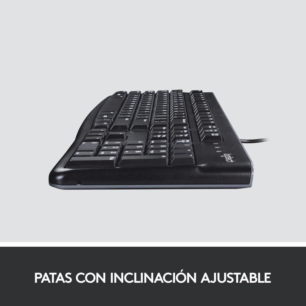 Teclado K120 Estandar Usb Negro Logitech 920 004422