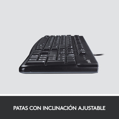 Teclado K120 Estandar Usb Negro Logitech 920 004422
