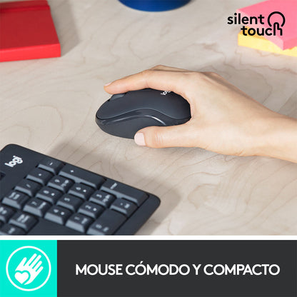 Combo Mouse y Teclado Silencioso Inalámbrico MK295  | Logitech 920-009792