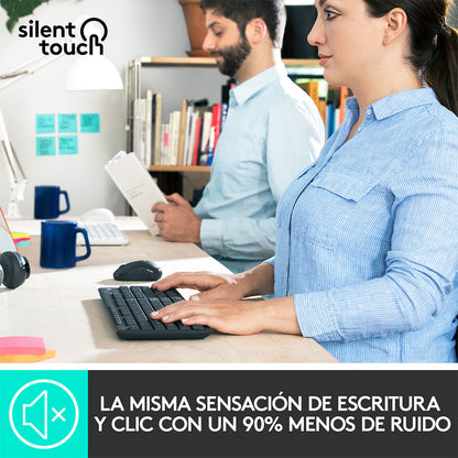 Combo Mouse y Teclado Silencioso Inalámbrico MK295  | Logitech 920-009792