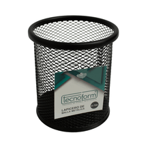 Lapicero Cílindrico de Malla Metálica | Tecnoform D-700