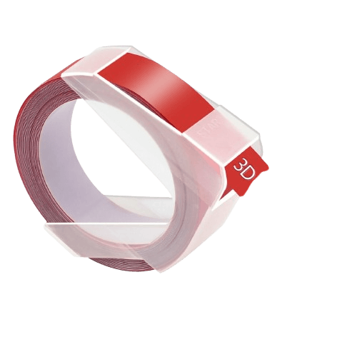 Cinta Roja para Rotulador 9 mm x 3 m | Dymo 520102