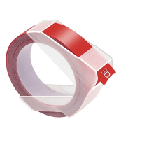 Cinta Roja para Rotulador 9 mm x 3 m | Dymo 520102