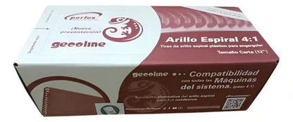 Arillo Espiral 4:1 (20 mm) Negro con 38 | Perfex