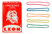 Liga de Hule Colores #18 100 g | Leon LCC18