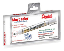 Marcador Whiteboard Marker con 4 | Pentel MW86-4