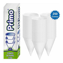 Conos de Papel para Agua #106 C/ 250 | Primo COP0601