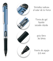 Bolígrafo Energel Liquid Gel 0.5 mm - Pentel BLN15-A