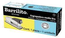 Engrapadora Tira Completa Metalica Plata/Negra | Barrilito 210