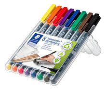Marcador Lumocolor Permanent M C/8 | Staedtler 317-WP8