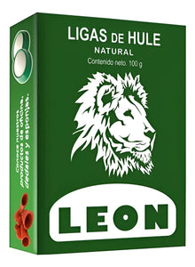 Liga de Hule Natural #18 100 g | Leon LNC18