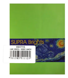Papel Brights Hoja Carta Verde Lima C/100 | Supra 47-1308