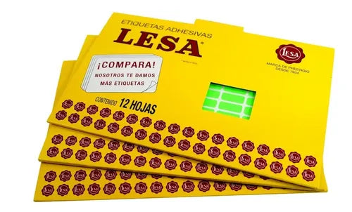 Etiqueta Adhesiva #4 (20 x 08 mm) 12 Hojas con 140 (1680) |  Lesa 2-504