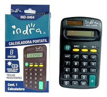 Calculadora de Bolsillo 8 Dígitos | Indra Ind-0464
