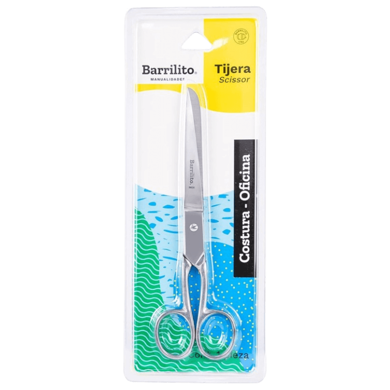 Tijera Forjada Ergonómica Ojo Grande 20.3 cm (8 in) | Barrilito 8341-8CN