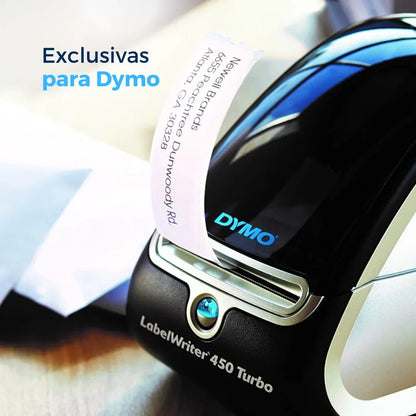 Etiqueta LW 1 1/8 in x 3 1/2 in Blanca rollos con 350 | Dymo 30252