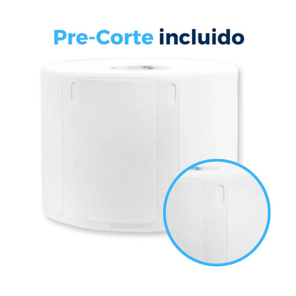 Etiqueta LW 2-1/4 in x 1-1/4 in Blanca Rollo c/1000 | Dymo 30334