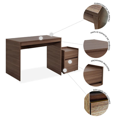 Escritorio con Archivero Monterosso | Mobilek