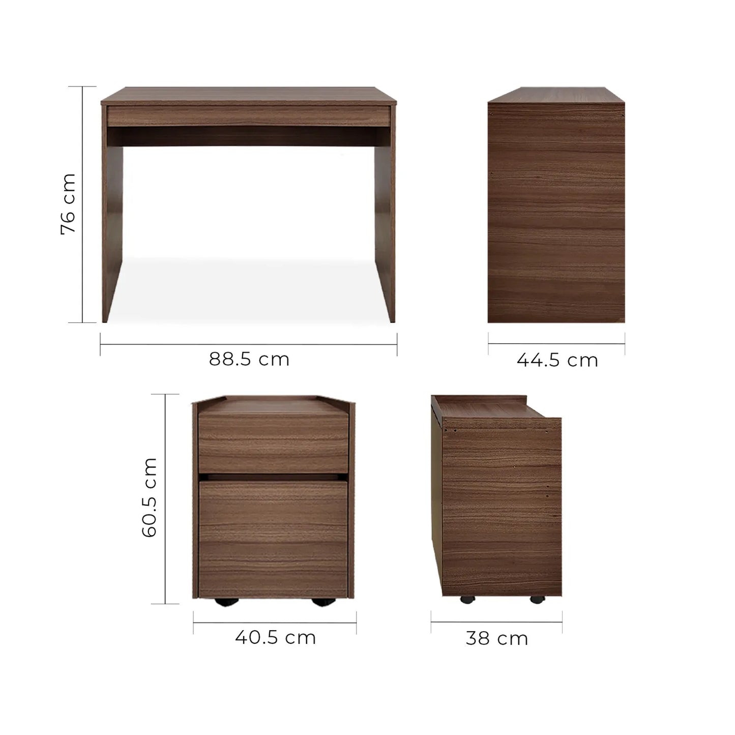 Escritorio con Archivero Monterosso | Mobilek