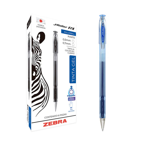 Bolígrafo J-Roller RX Mediano 0.7 mm | Zebra 801-AZLMDC006