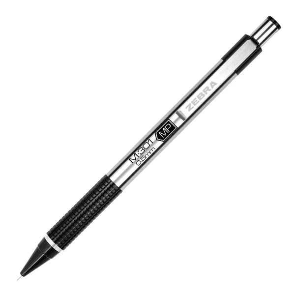 Portaminas M-301 Acero Inoxidable MP 0.5 Negro | Zebra 601-NGRFNC006