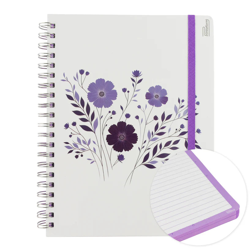 Libreta Profesional Floral 100 Hojas | Printaform