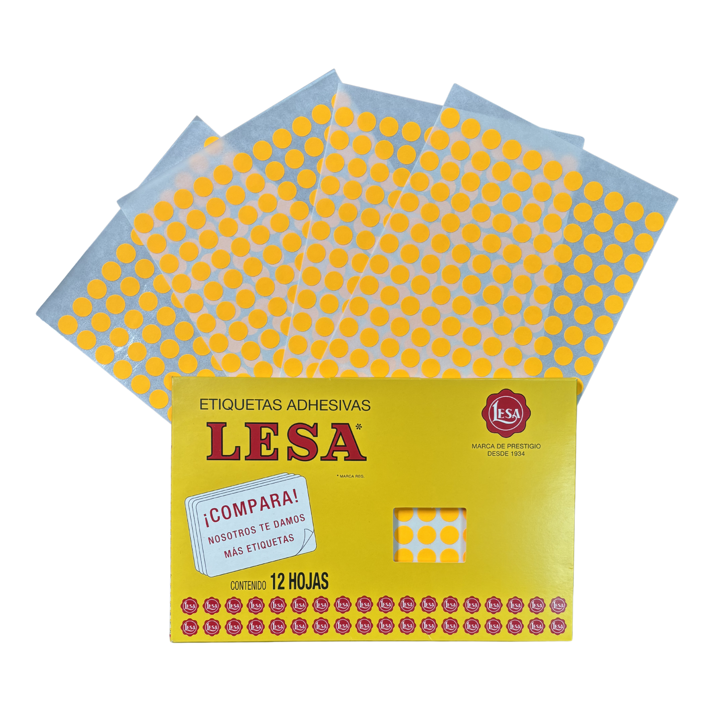 Etiqueta #10 de 10 mm 12 Hojas con 176 | LESA
