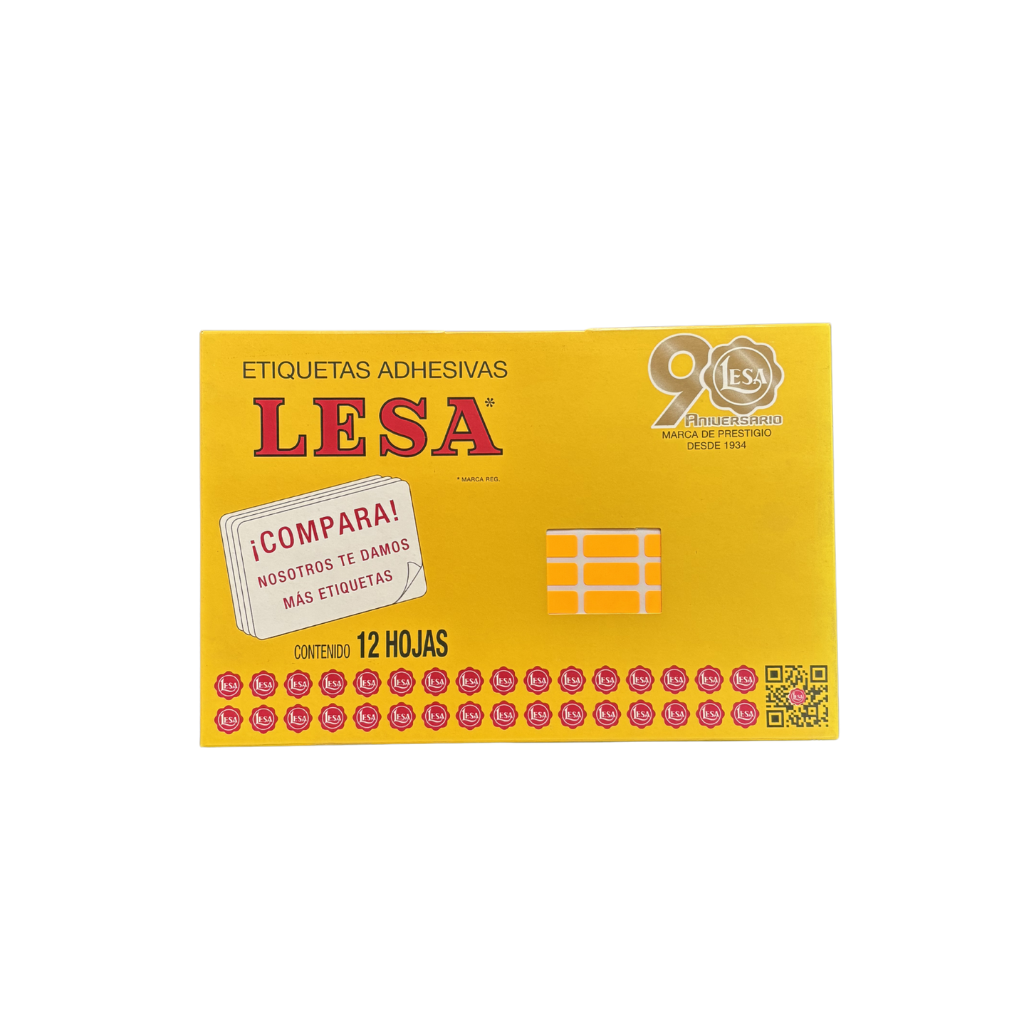 Etiqueta Adhesiva #4 (20 x 08 mm) 12 Hojas con 140 (1680) |  Lesa 2-504