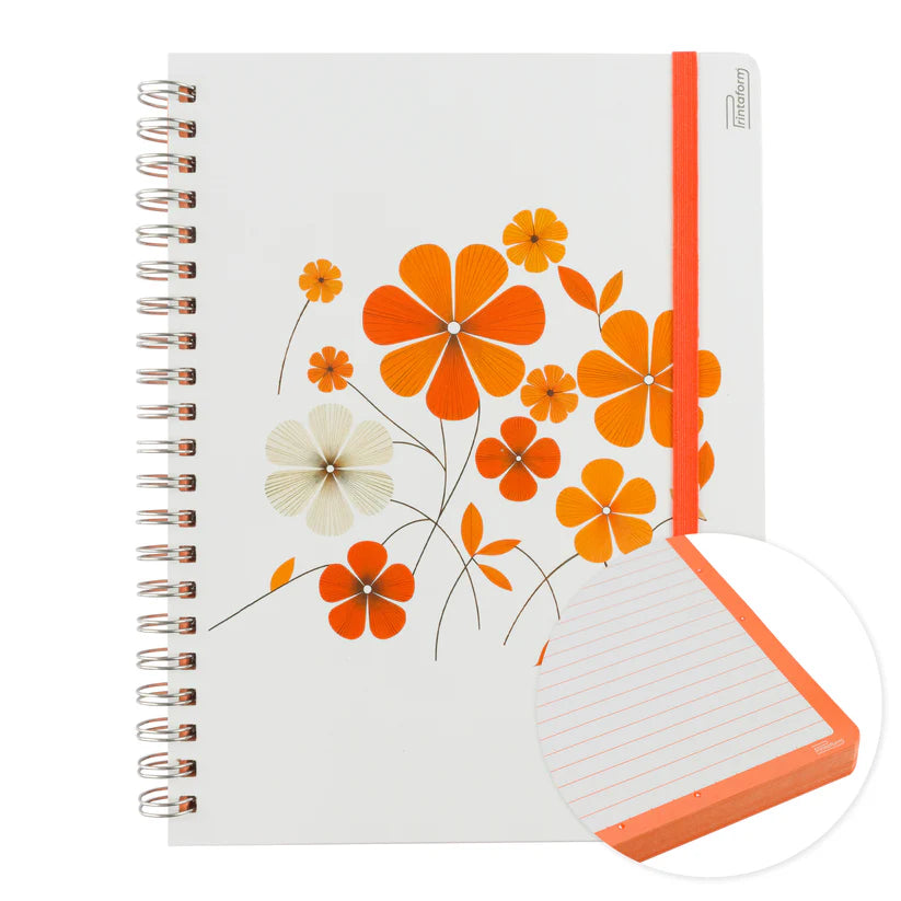 Libreta Profesional Floral 100 Hojas | Printaform