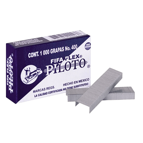 Grapa Estandar No. 400 Fifa Flex con 1000 | Piloto 0023