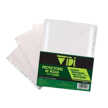 Protector de Hojas de Delgado Carta 100 pzas | PHL-100