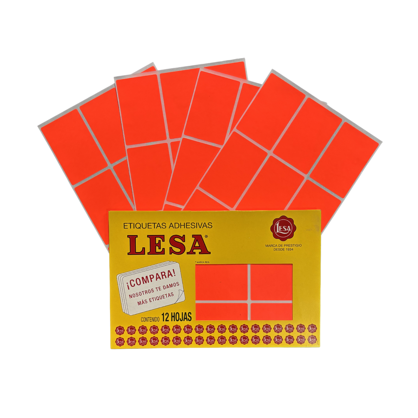 Etiqueta Adhesiva #13 (69 x 44 mm) 12 Hojas con 9 (108) | Lesa 2-513