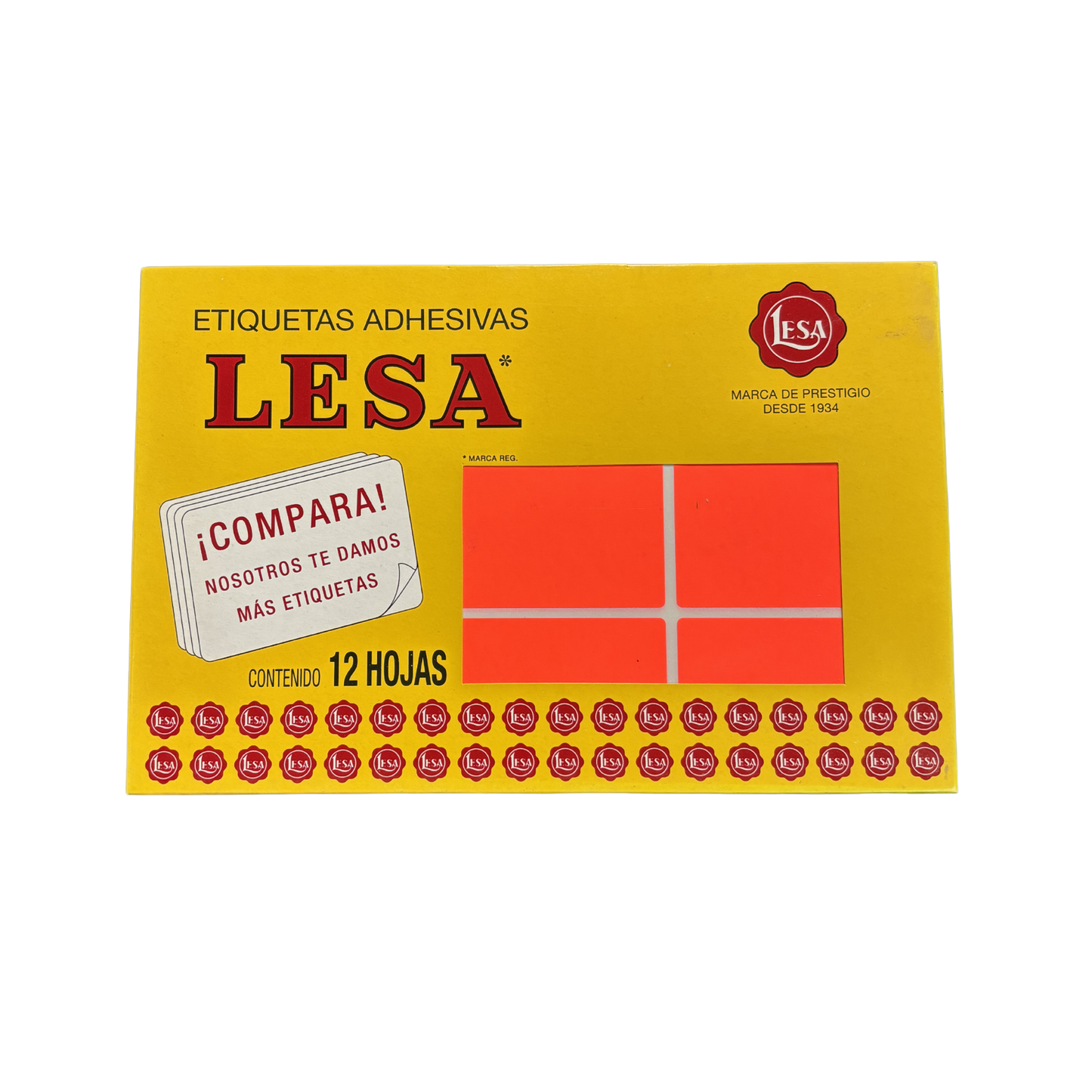 Etiqueta Adhesiva #13 (69 x 44 mm) 12 Hojas con 9 (108) | Lesa 2-513
