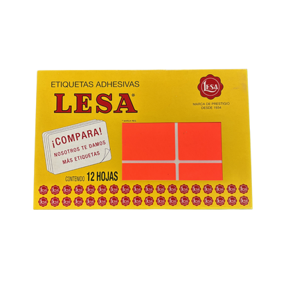 Etiqueta Adhesiva #13 (69 x 44 mm) 12 Hojas con 9 (108) | Lesa 2-513
