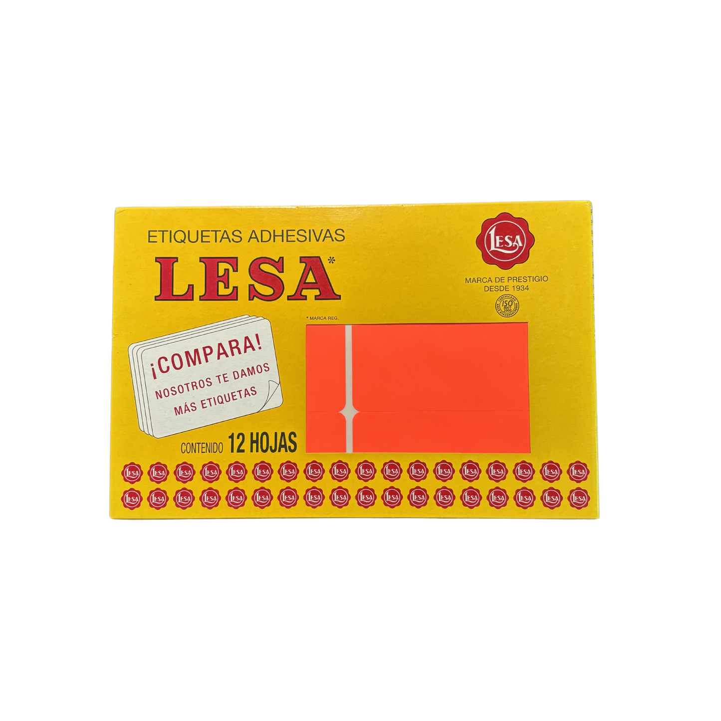 Etiqueta Adhesiva #19 (101 x 46 mm) 12 Hojas con 6 (72) | Lesa 2-519